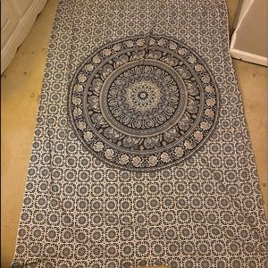 black and white tapestry!